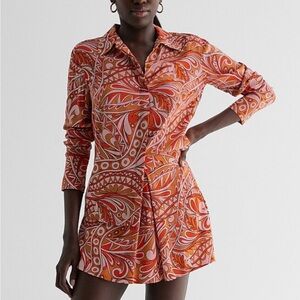 Express Printed Skort and Blouse Set
